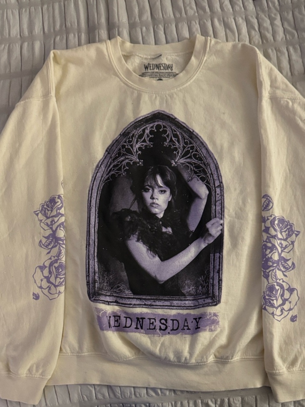 Wednesday Adams Family Graphic Sweatshirt - Large